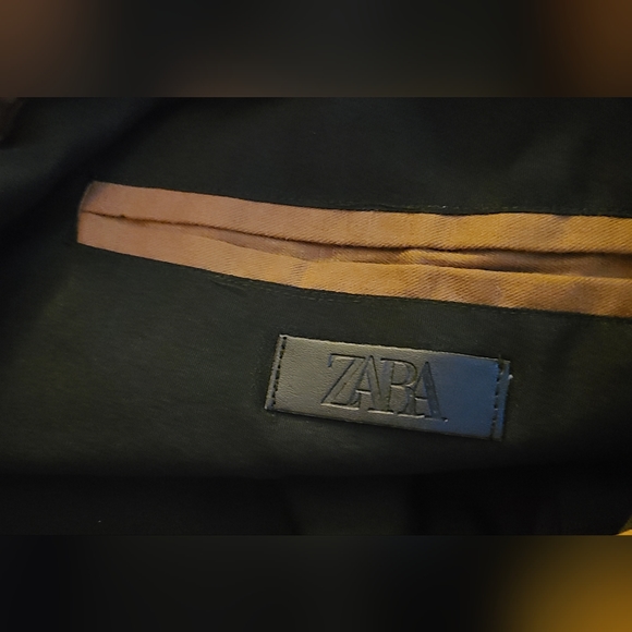 Zara | Brown Fabric Bucket Bag - Picture 3 of 6